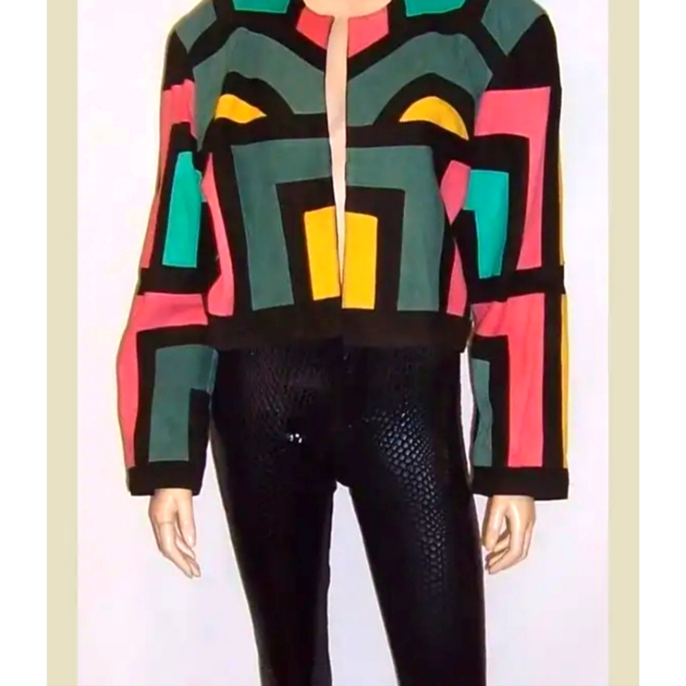 Suede Color Block Jacket! - image 8